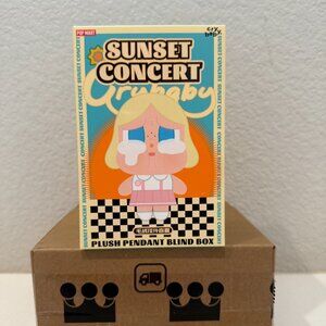 CRYBABY Sunset Concert Series -Plush Pendant Blind Box-Beige Blue